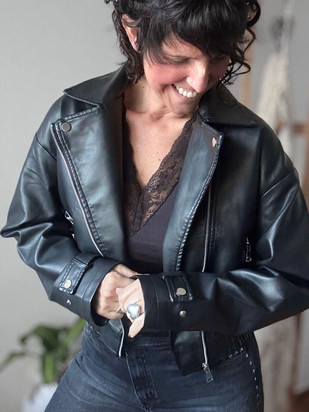 Chaqueta Ecocuero Clasica